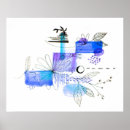 Zoek naar blauw grijs zwart wit posters Elegant