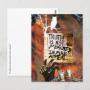 Zoek naar waarheid briefkaarten Leugens