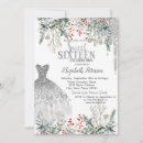 Zoek naar winter wonderland sweet 16 uitnodigingen Glitter