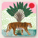 Zoek naar tijger onderzetters Oerwoud