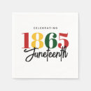 Zoek naar geschiedenis servetten Juneteenth