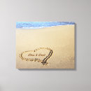 Zoek naar hart zand canvas prints Voor iedereen
