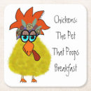 Zoek naar kippen onderzetters Humor