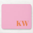 Zoek naar initialen muismatten Girly