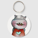 Zoek naar grappige hippo sleutelhangers Schattig