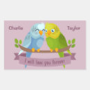 Zoek naar liefde vogels stickers Aangepast