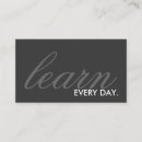 Zoek naar leren visitekaartjes Onderwijs