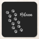 Zoek naar hond poot onderzetters Zwart