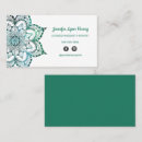 Zoek naar turquoise mandala visitekaartjes Meditatie