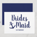 Zoek naar bruidsmeisje kaarten Marineblauw