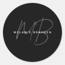 Zoek naar monogram stickers Minimalistisch