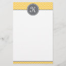 Zoek naar geel patroon briefpapier Chevron