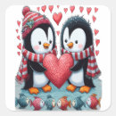 Zoek naar pinguïn liefde stickers Romantisch
