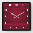 Zoek naar donkerrood klokken Elegant