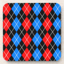 Zoek naar argyle onderzetters Blauw