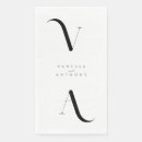 Zoek naar gasten servetten Zwart wit