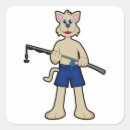 Zoek naar grappige visserij stickers Hengelaar