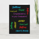 Zoek naar afstuderen kaarten Elk persoon