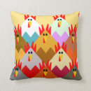 Zoek naar kippen kussens Kleurrijk