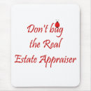 Zoek naar makelaar in onroerend goed muismatten Grappig