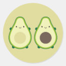 Zoek naar gezond eten stickers Avocado