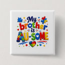Zoek naar broer buttons Elk persoon