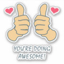 Zoek naar duimen omhoog stickers School