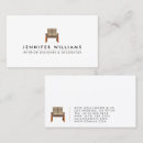 Zoek naar stoel visitekaartjes Interieurdecorator