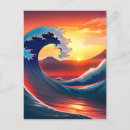 Zoek naar katsushika hokusai briefkaarten Vintage