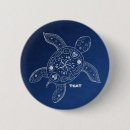 Zoek naar zeeschildpad buttons Oceaan