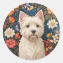 Zoek naar westie hond stickers West highland terriër