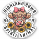 Zoek naar hoogland koeien stickers Dier