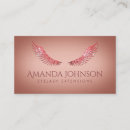 Zoek naar engelen vleugels visitekaartjes Elk persoon