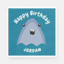 Zoek naar haaien servetten Verjaardag van een haai