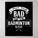 Zoek naar badminton speler posters Badmintonliefhebbers