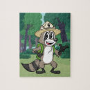 Zoek naar raccoon puzzels Raccoon ranger rick