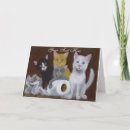 Zoek naar kat notitiekaarten Speels