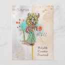 Zoek naar taurus briefkaarten De stier