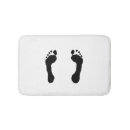 Zoek naar voetafdrukken badmatten Voeten