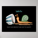 Zoek naar grappige slak posters Slakken