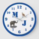 Zoek naar cute animals klokken Blauw