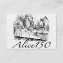 Zoek naar alice visitekaartjes Lewis carroll