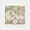 Zoek naar wereld kaarten servetten Reis