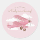 Zoek naar vliegtuig baby shower stickers Reis