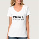 Zoek naar het denken tshirts Voor haar