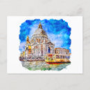 Zoek naar venetië italië briefkaarten Tekening