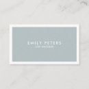 Zoek naar blauw visitekaartjes Minimalistisch