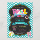 Zoek naar spat uitnodigingen Meisjes zwembadfeest