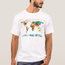 Zoek naar wereldkaart tshirts Cartografie
