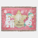 Zoek naar sneeuwman dekens Roze